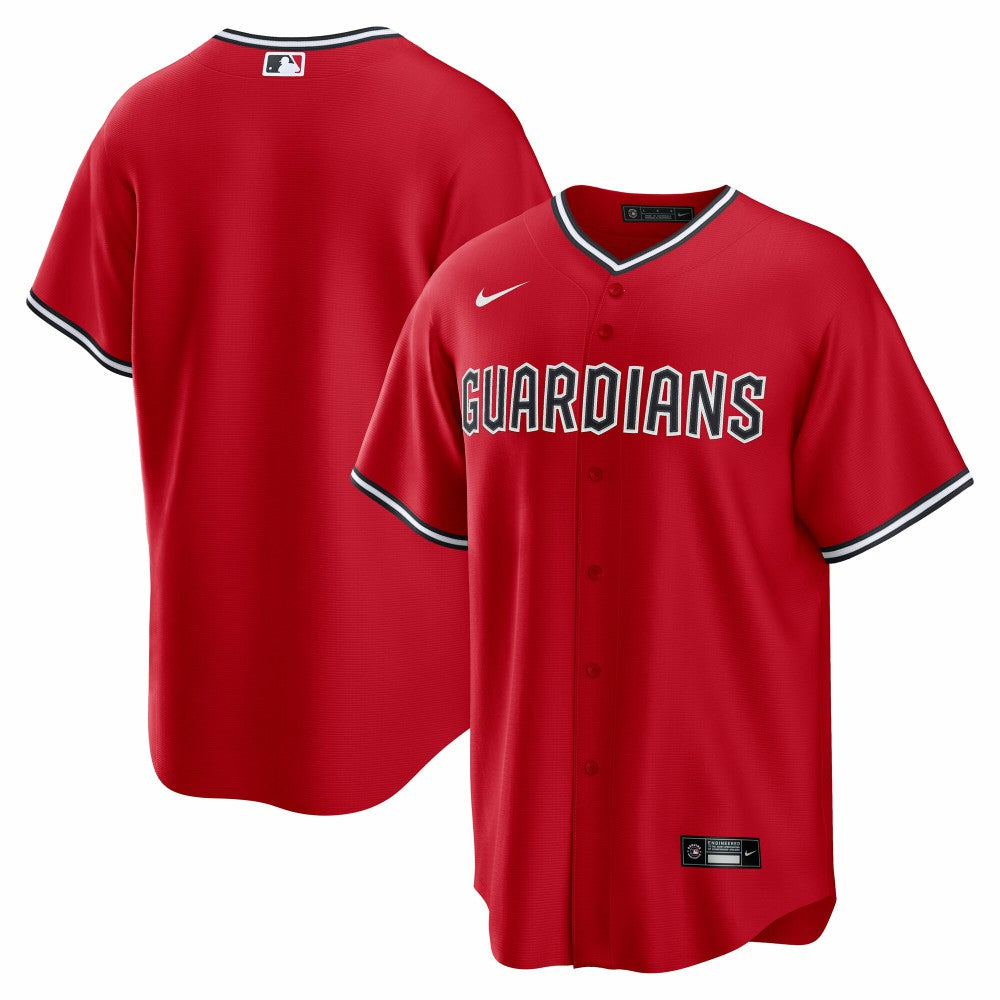 Cleveland Guardians Nike Alternate 2 Replica Jersey - Red - Nike on Sale
