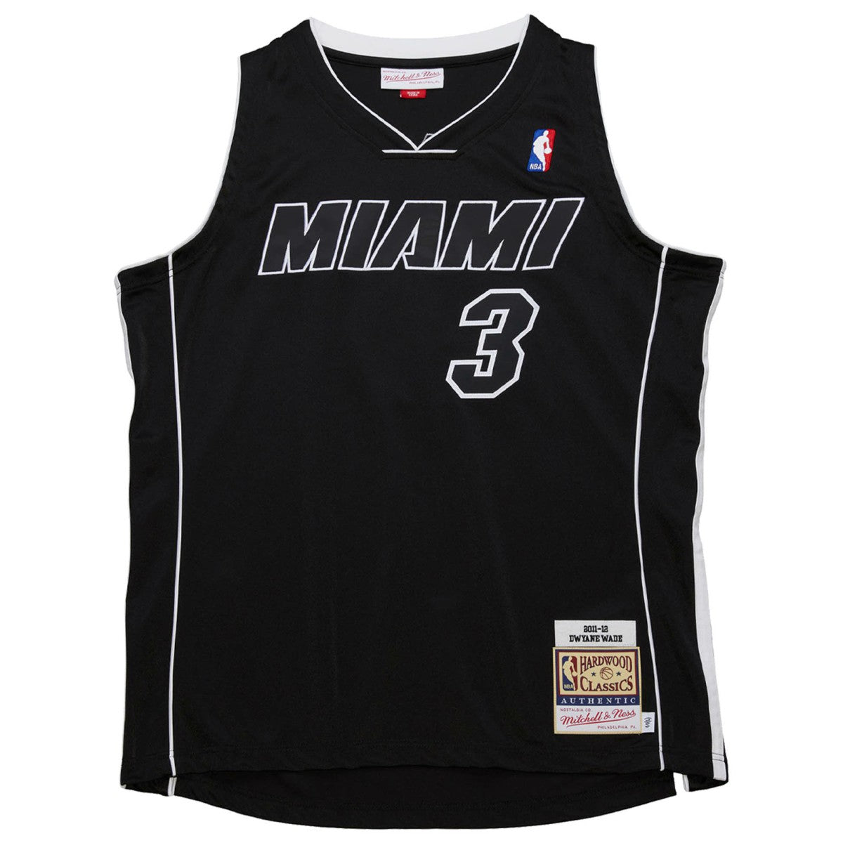 Dwyane Wade Miami Heat 2011/12 Hardwood Classics Authentic Jersey Black | Mitchell & Ness outlet