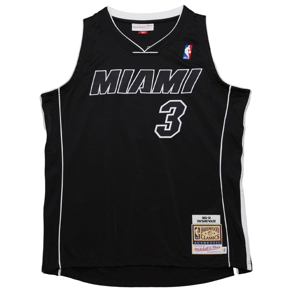 Dwyane Wade Miami Heat 2011/12 Hardwood Classics Authentic Jersey Black | Mitchell & Ness outlet