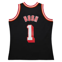 Chris Bosh Miami Heat 2013/14 Hardwood Classics Swingman Jersey Black | Mitchell & Ness