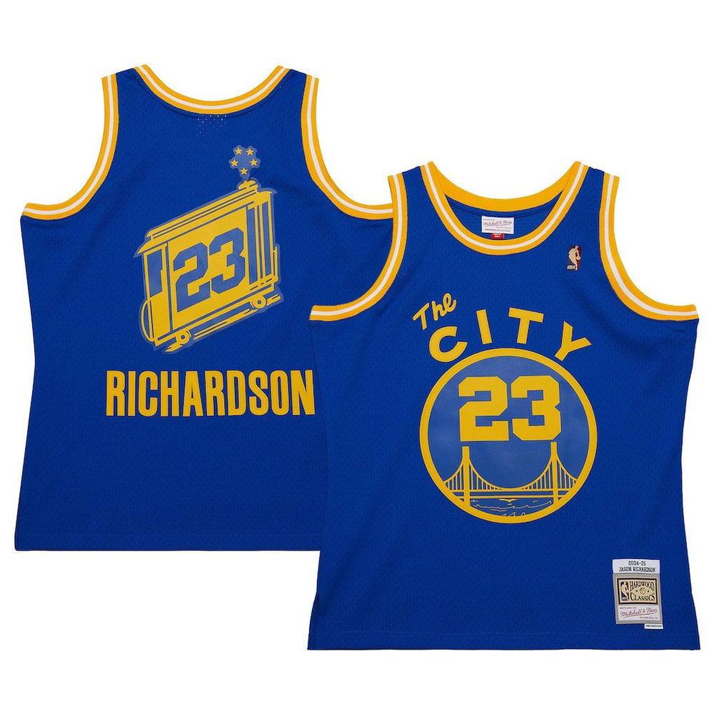 Jason Richardson Golden State Warriors 2004/05 Hardwood Classics Swingman Jersey for sale Royal | Mitchell & Ness