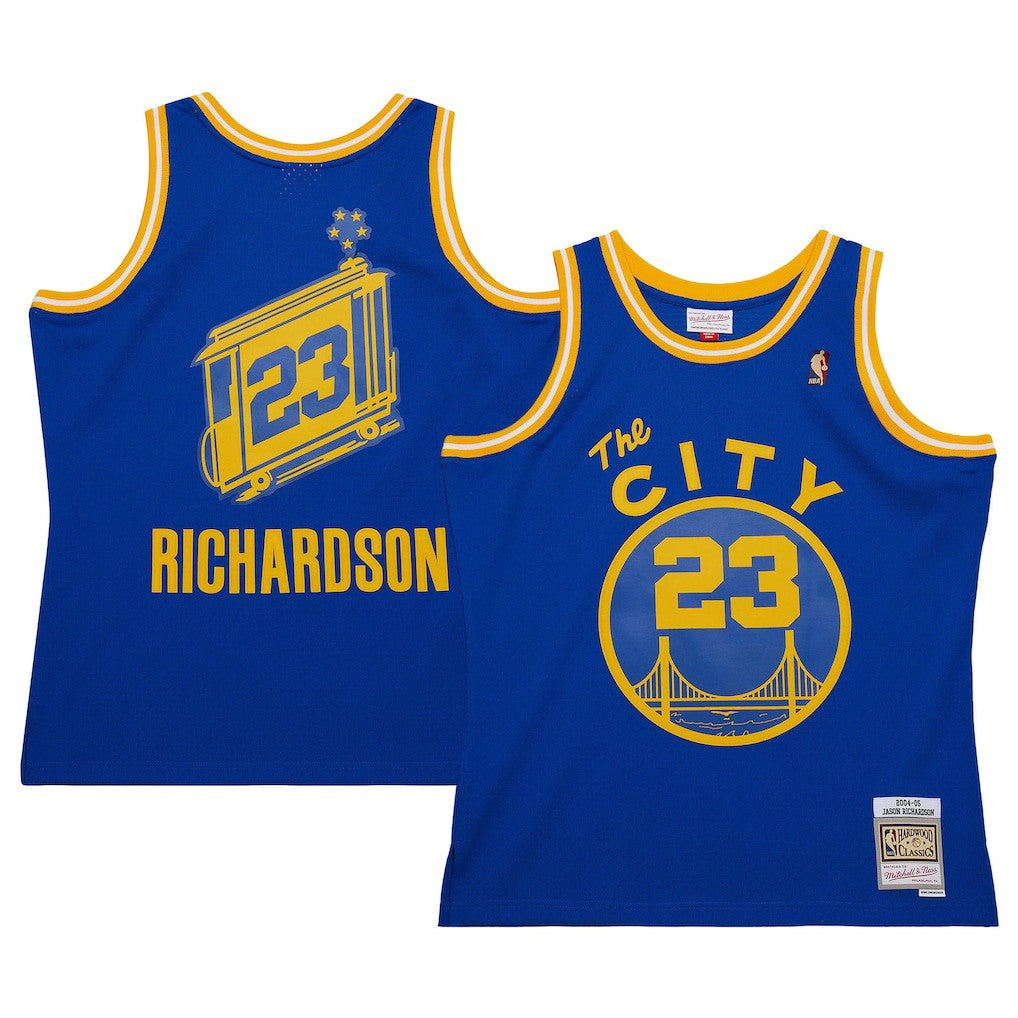 Jason Richardson Golden State Warriors 2004/05 Hardwood Classics Swingman Jersey for sale Royal | Mitchell & Ness