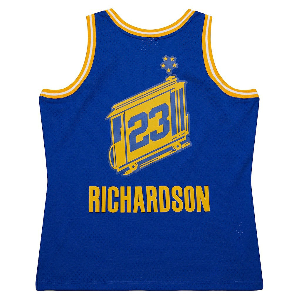 Jason Richardson Golden State Warriors 2004/05 Hardwood Classics Swingman Jersey for sale Royal | Mitchell & Ness