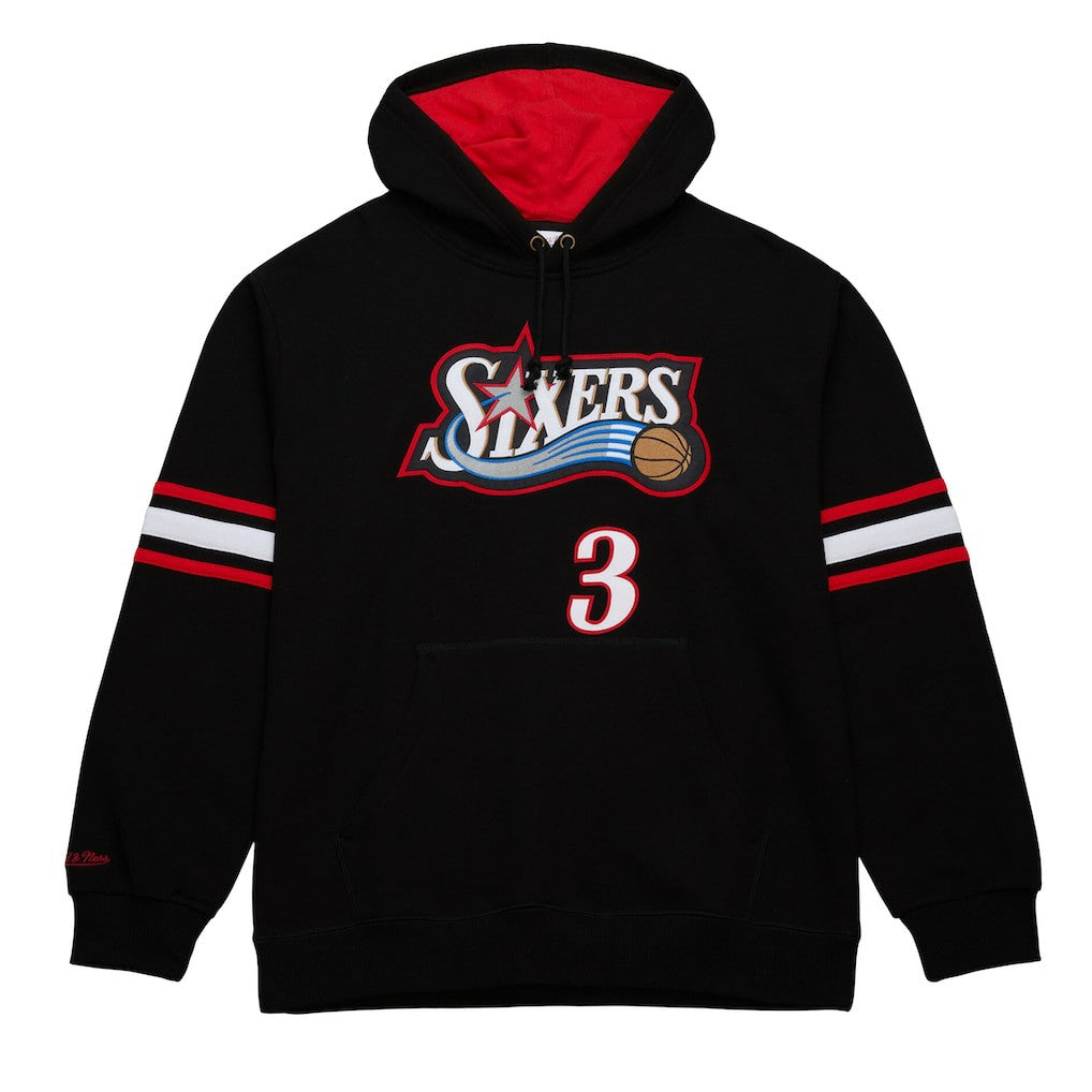 Allen Iverson Philadelphia 76ers Name & Number Pullover Hoodie Black | Mitchell & Ness for sale