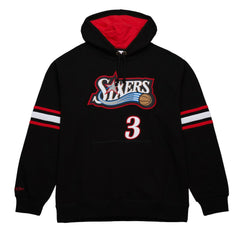 Allen Iverson Philadelphia 76ers Name & Number Pullover Hoodie Black | Mitchell & Ness for sale