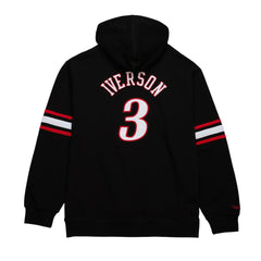 Allen Iverson Philadelphia 76ers Name & Number Pullover Hoodie Black | Mitchell & Ness for sale