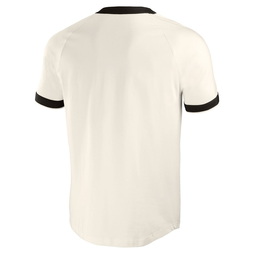 Cincinnati Reds Darius Rucker Collection by Fanatics Henley Raglan T-Shirt - White - Fanatics Discount