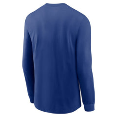 Texas Rangers Nike Local Logo Swoosh Lockup Long Sleeve T-Shirt - Royal - Nike Sale