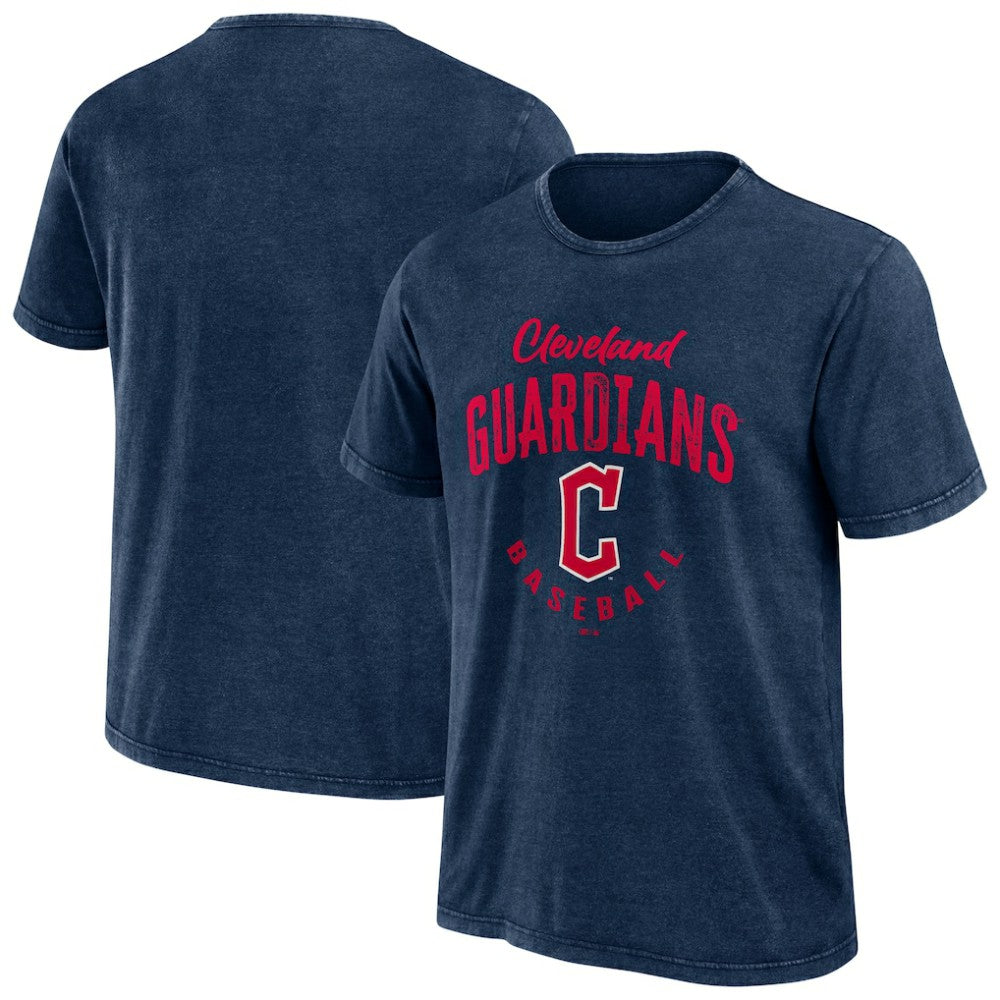 Cleveland Guardians Darius Rucker Collection by Fanatics Cooperstown Collection Washed T-Shirt - Navy - Fanatics Lifestyle