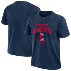 Cleveland Guardians Darius Rucker Collection by Fanatics Cooperstown Collection Washed T-Shirt - Navy - Fanatics Lifestyle