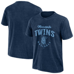 Minnesota Twins Darius Rucker Collection by Fanatics Cooperstown Collection Washed T-Shirt - Navy - Fanatics Lifestyle
