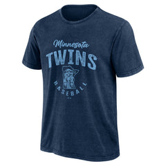 Minnesota Twins Darius Rucker Collection by Fanatics Cooperstown Collection Washed T-Shirt - Navy - Fanatics Lifestyle