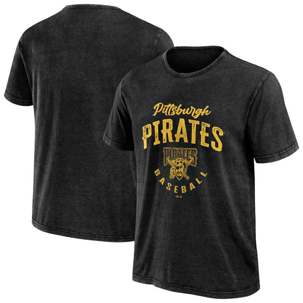 Pittsburgh Pirates Darius Rucker Collection by Fanatics Cooperstown Collection Washed T-Shirt - Black - Fanatics on Sale