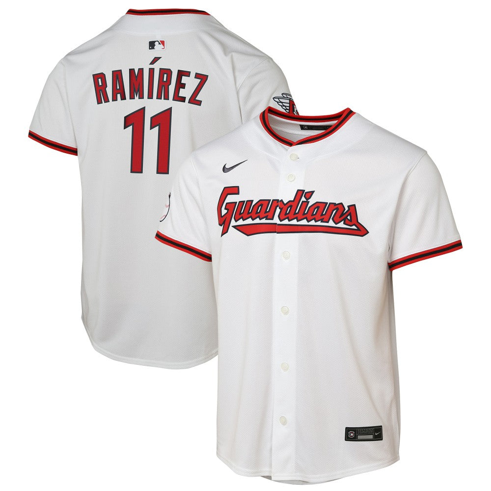 José Ramírez Cleveland Guardians Nike Youth Home  Limited Player Jersey - White - Nike Sale