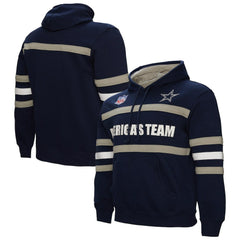 Mitchell & Ness Dallas Cowboys America's Team Head Coach Pullover Hoodie Navy