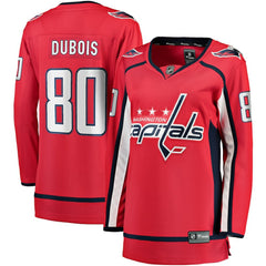 Pierre-Luc Dubois Washington Capitals Fanatics Women's Home Premier Breakaway Player Jersey - Red - NHL 201931519