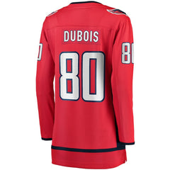 Pierre-Luc Dubois Washington Capitals Fanatics Women's Home Premier Breakaway Player Jersey - Red - NHL 201931519