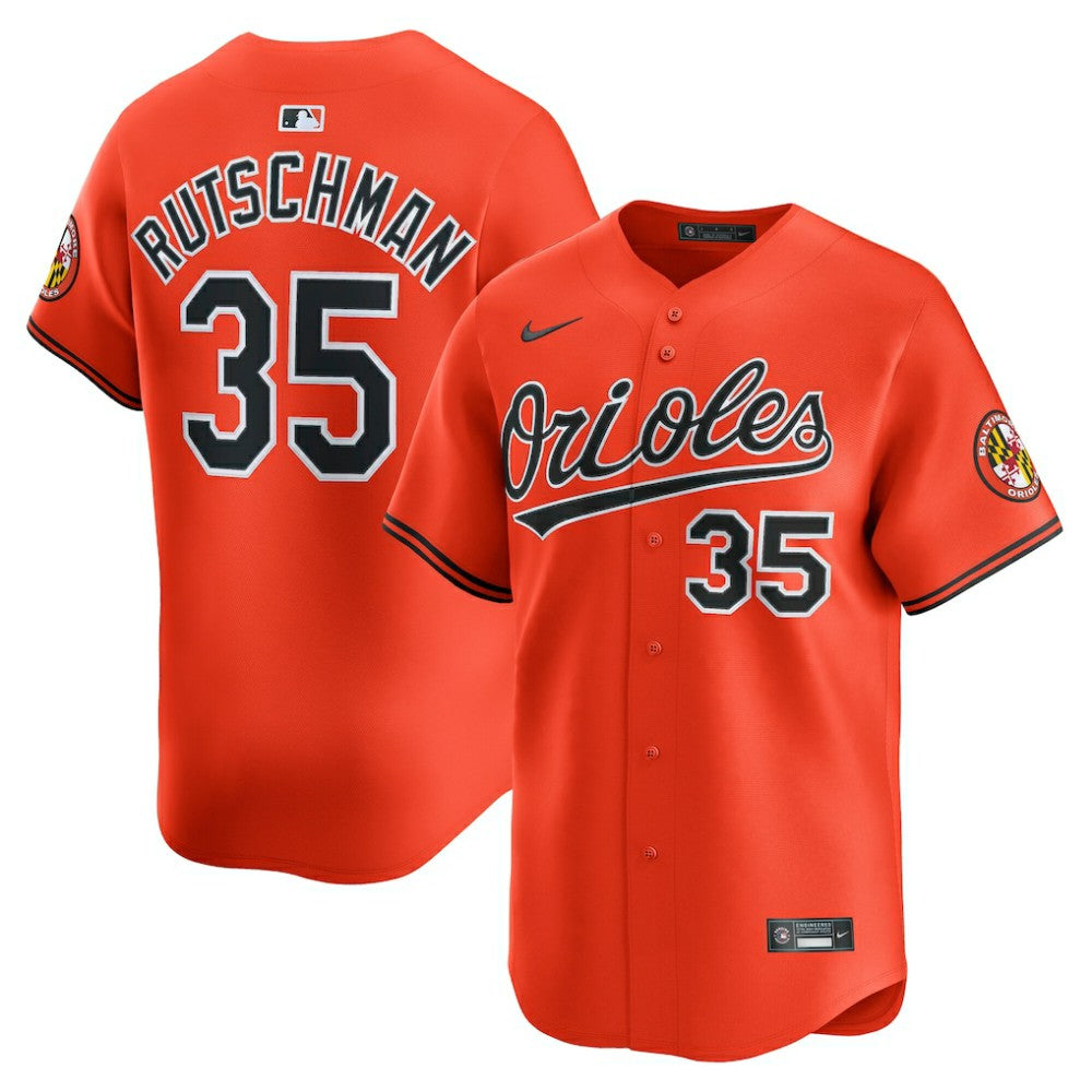Adley Rutschman Baltimore Orioles Nike 2nd Alternate Limited Player Jersey - Orange - Nike on Sale