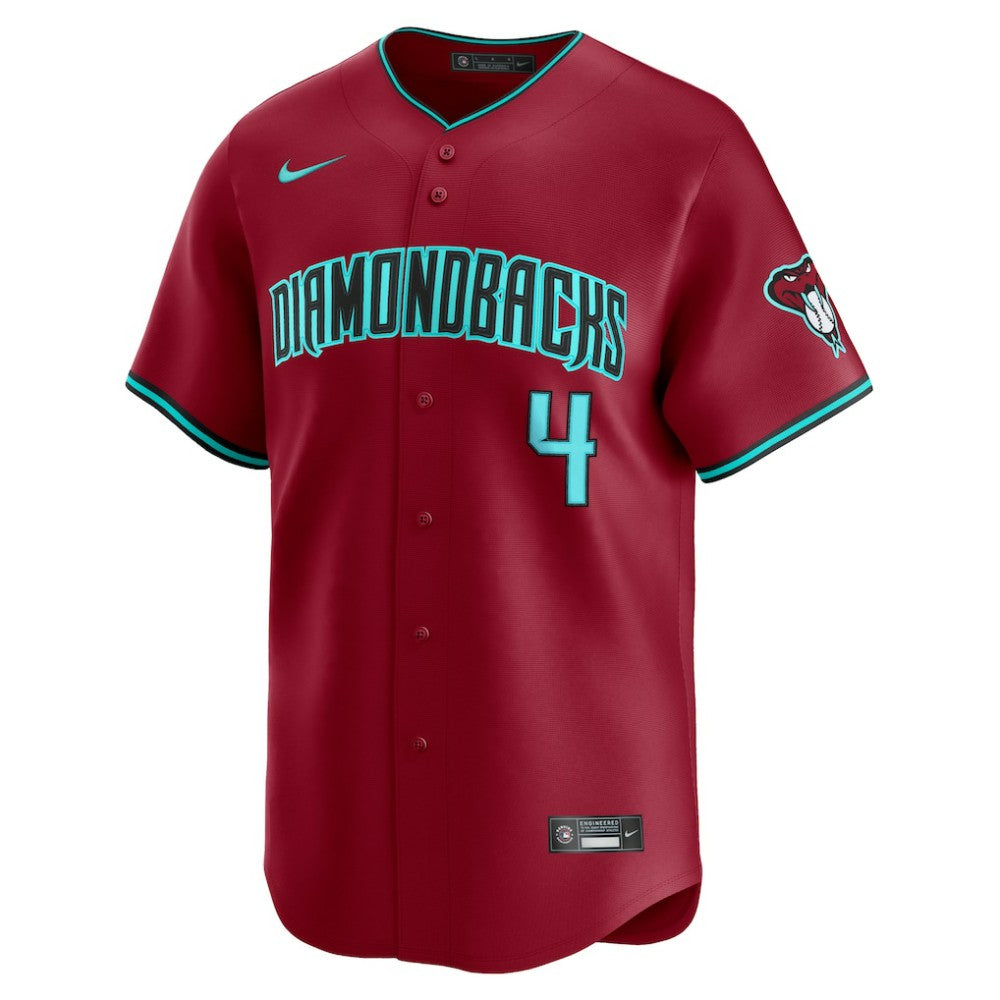 Ketel Marte Arizona Diamondbacks Nike Alternate 2 Limited Player Jersey - Red - Nike Online