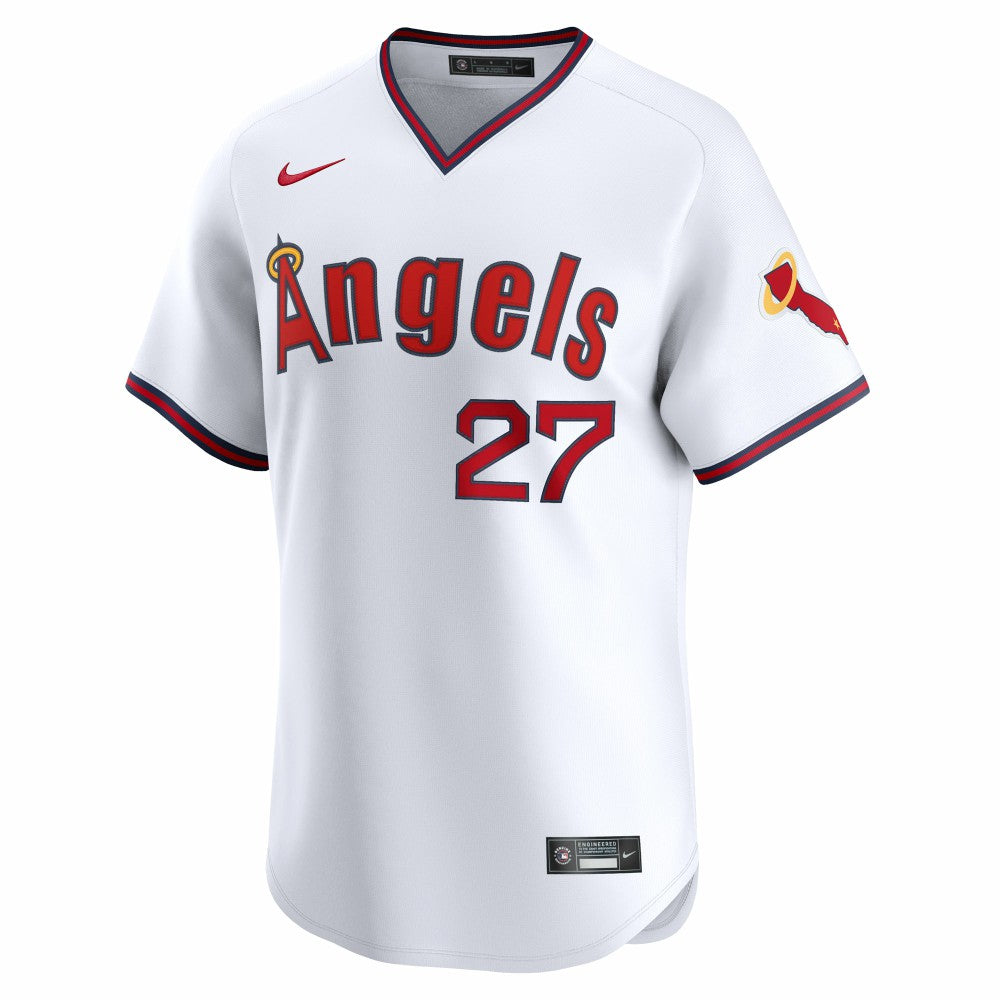 Mike Trout Los Angeles Angels Nike Alternate Limited Jersey - White - Nike on Sale