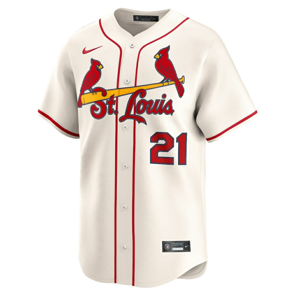 Lars Nootbaar St. Louis Cardinals Nike Alternate 2 Limited Jersey - Cream - Nike Online