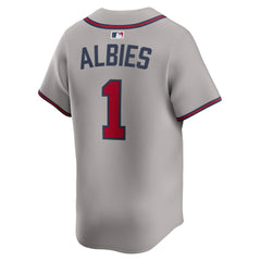 Ozzie Albies Atlanta Braves Nike Road Limited Player Jersey - Gray - Nike Lifestyle