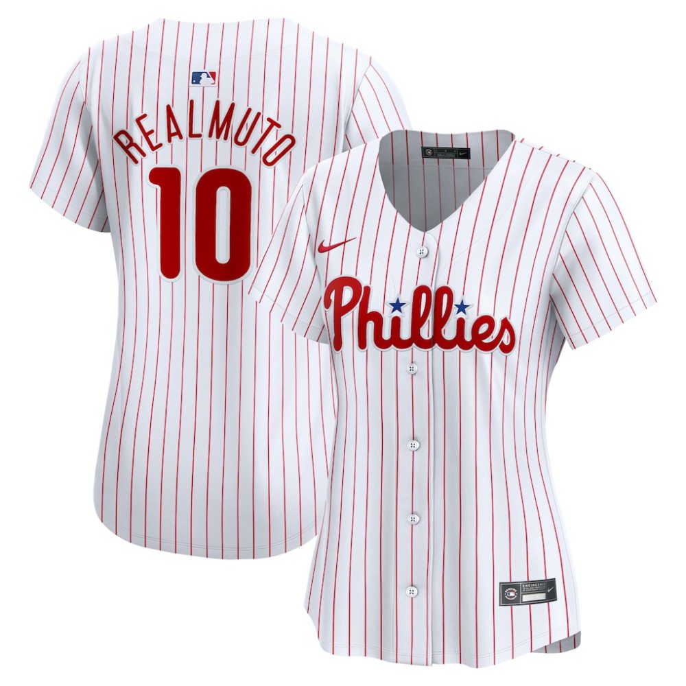 J.T. Realmuto Philadelphia Phillies Nike Women's Home Limited Player Jersey - White - Nike on Sale