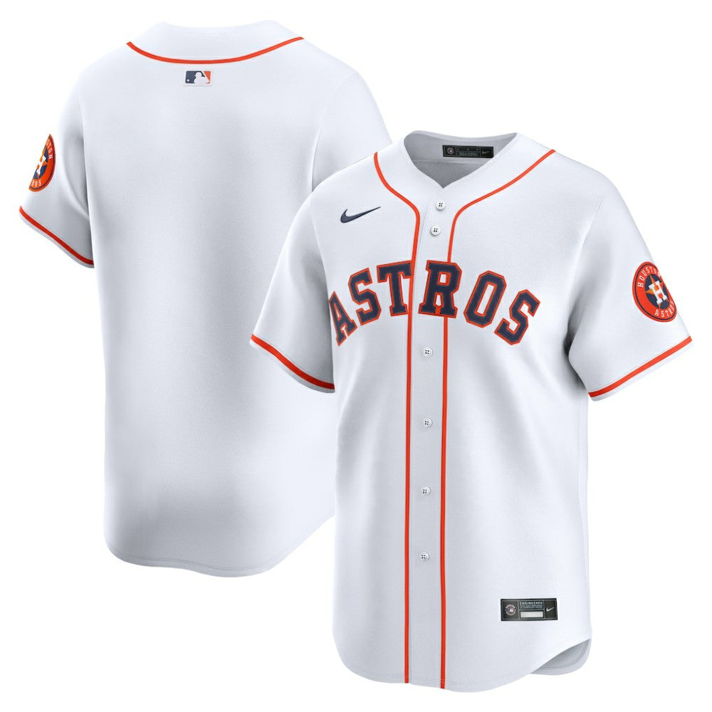 Houston Astros Nike Home Limited Jersey - White - Nike on Sale