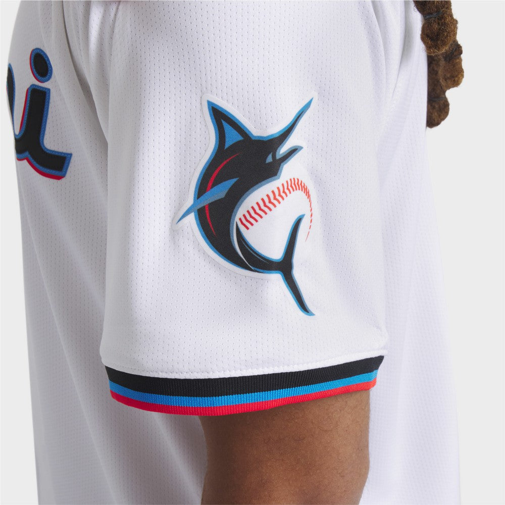 Miami Marlins Nike Home Limited Jersey - White - Nike Lifestyle