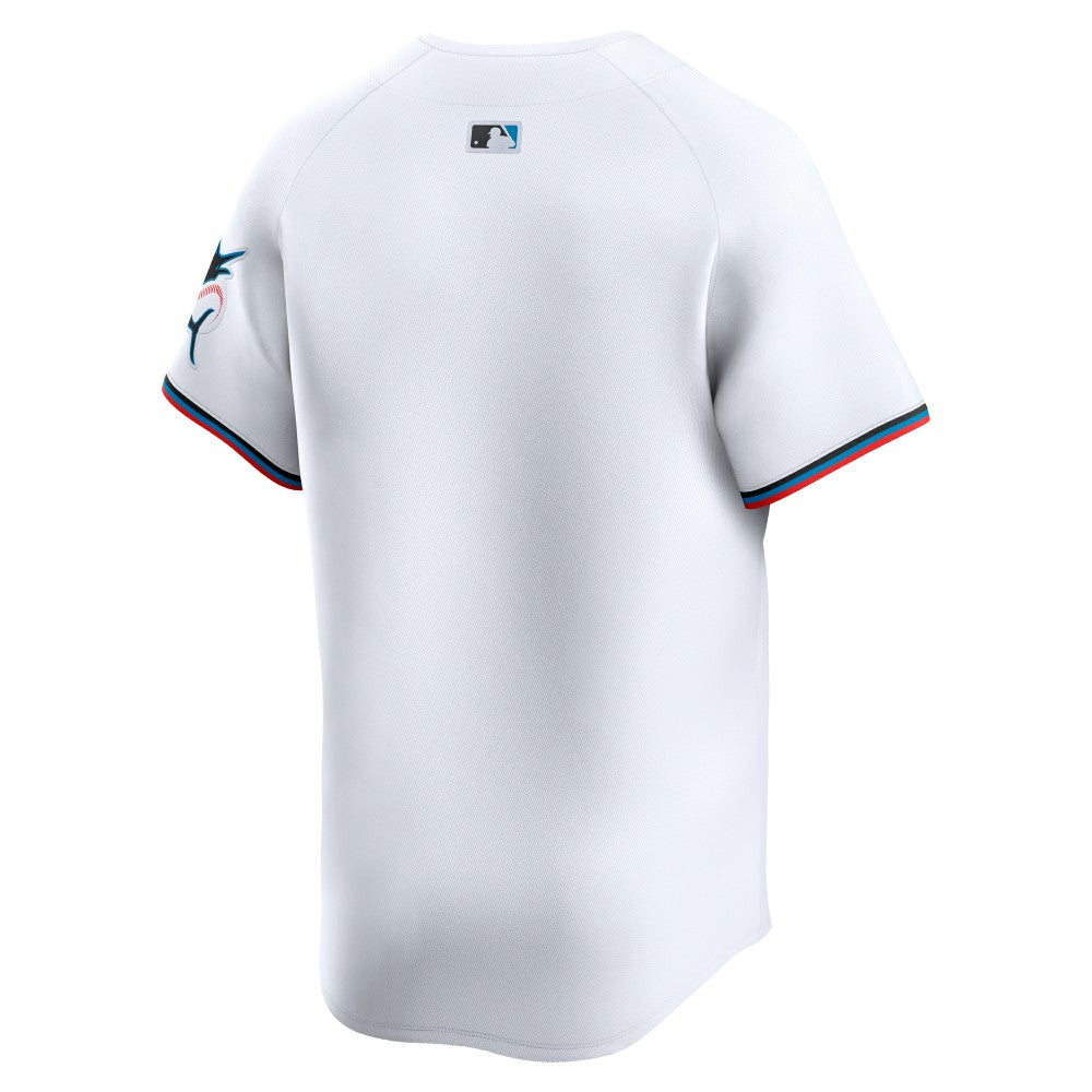 Miami Marlins Nike Home Limited Jersey - White - Nike Lifestyle