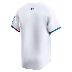 Miami Marlins Nike Home Limited Jersey - White - Nike Lifestyle