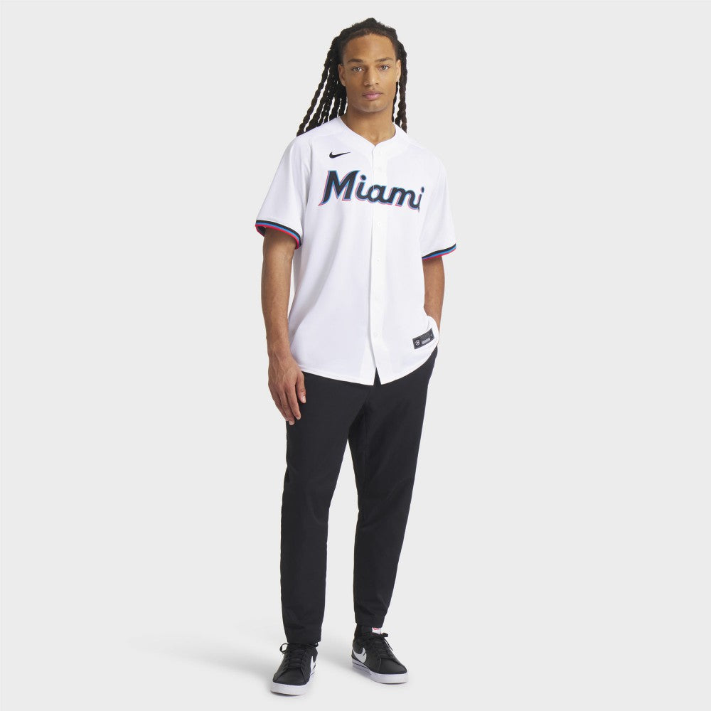 Miami Marlins Nike Home Limited Jersey - White - Nike Lifestyle