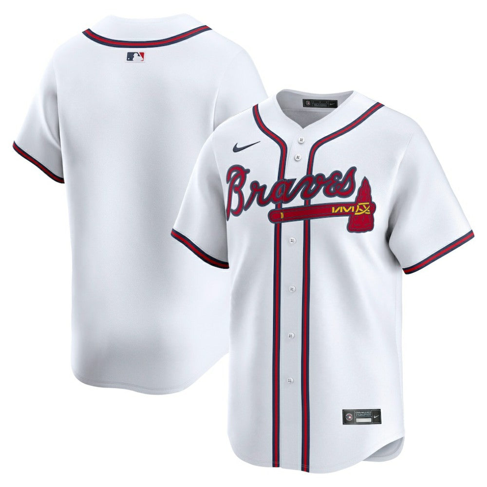Atlanta Braves Nike Home Limited Jersey - White - Nike Discount