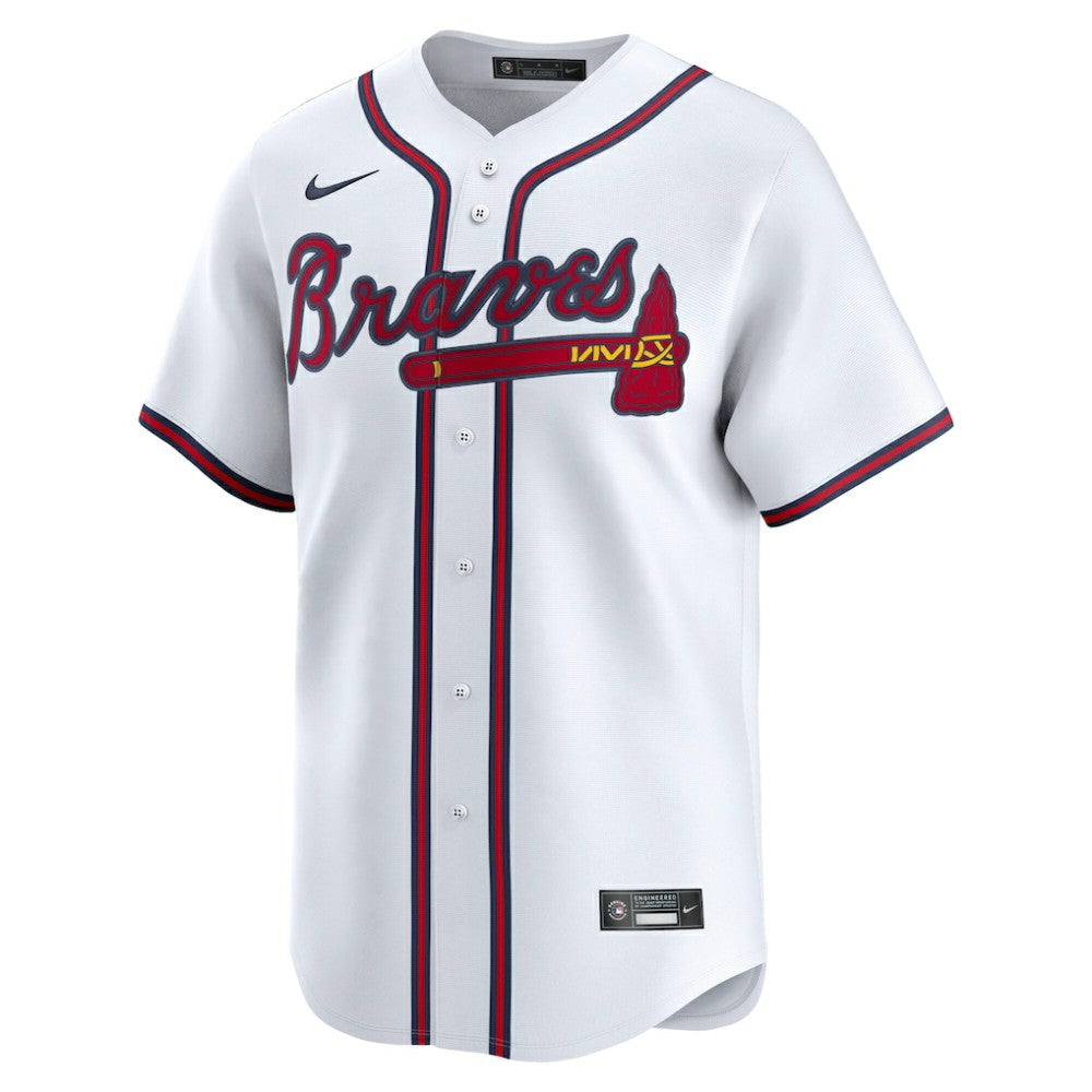 Atlanta Braves Nike Home Limited Jersey - White - Nike Discount
