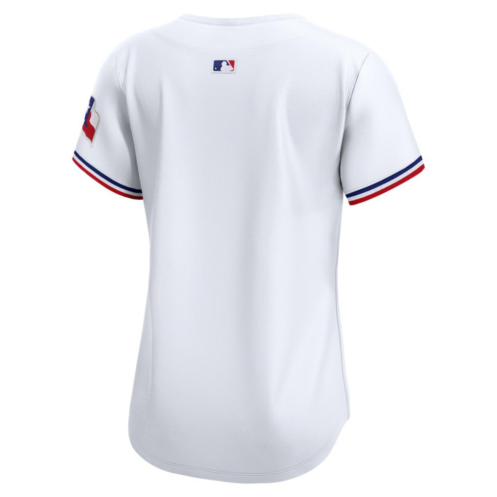 Texas Rangers Nike Women's Home Limited Jersey - White - Nike Sale