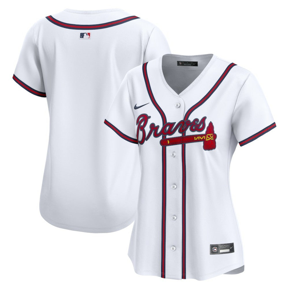Atlanta Braves Nike Home Women's Limited Jersey - White - Nike Sale