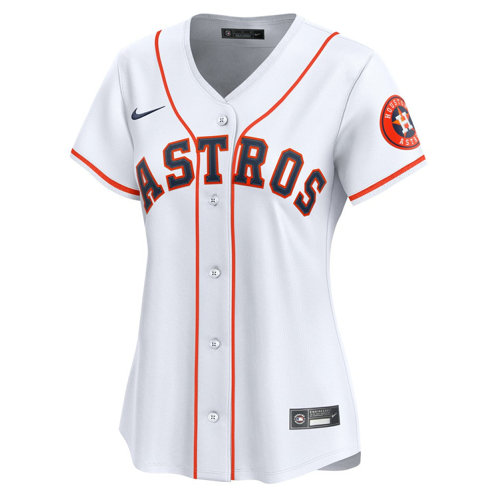 Houston Astros Nike Home Women's Limited Jersey - White - Nike on Sale
