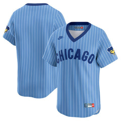 Chicago Cubs Nike Cooperstown Collection Limited Jersey - Light Blue - Nike Discount