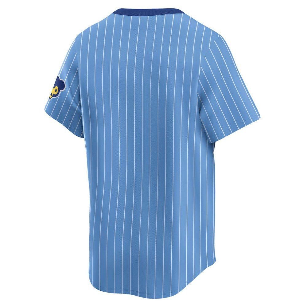 Chicago Cubs Nike Cooperstown Collection Limited Jersey - Light Blue - Nike Discount