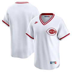 Cincinnati Reds Nike Cooperstown Collection Limited Jersey - White - Nike Lifestyle