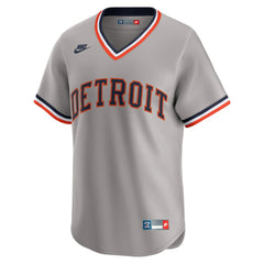 Detroit Tigers Nike Cooperstown Collection Limited Jersey - Gray - Nike Sale