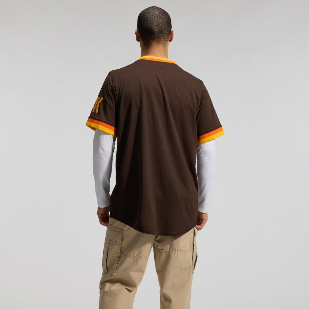 San Diego Padres Nike Cooperstown Collection Limited Jersey - Brown - Nike Sale