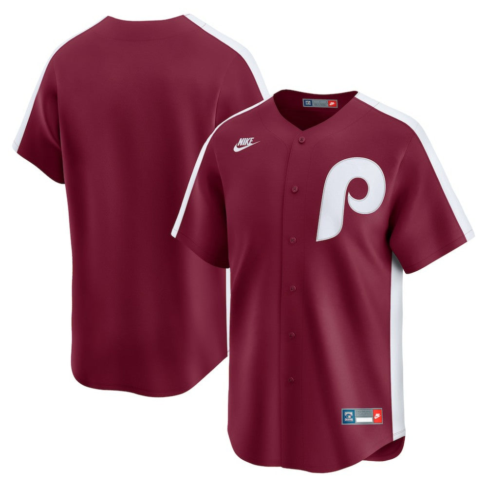 Philadelphia Phillies Nike Cooperstown Collection Limited Jersey - Maroon - Nike Online