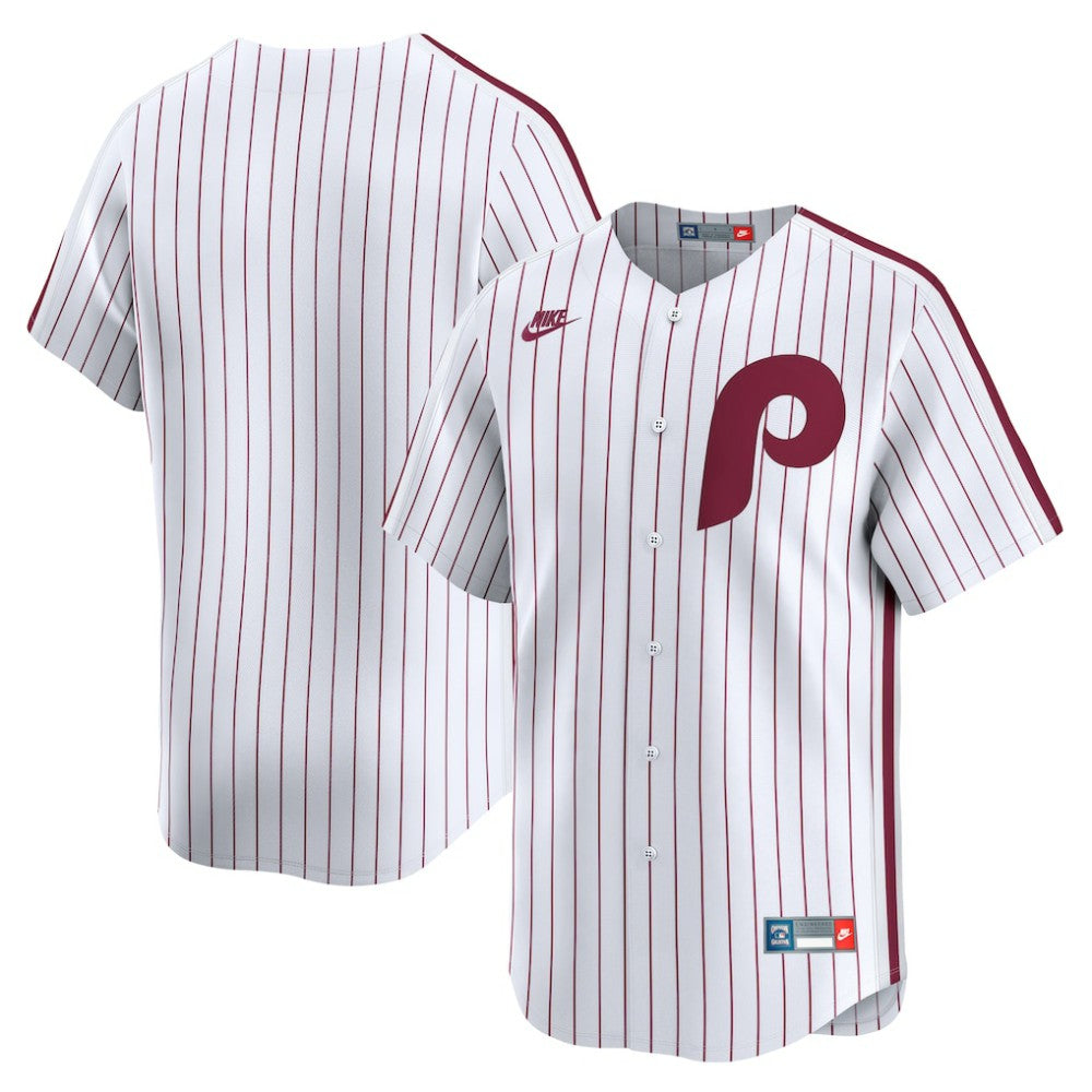 Philadelphia Phillies Nike Cooperstown Collection Limited Jersey - White - Nike Discount