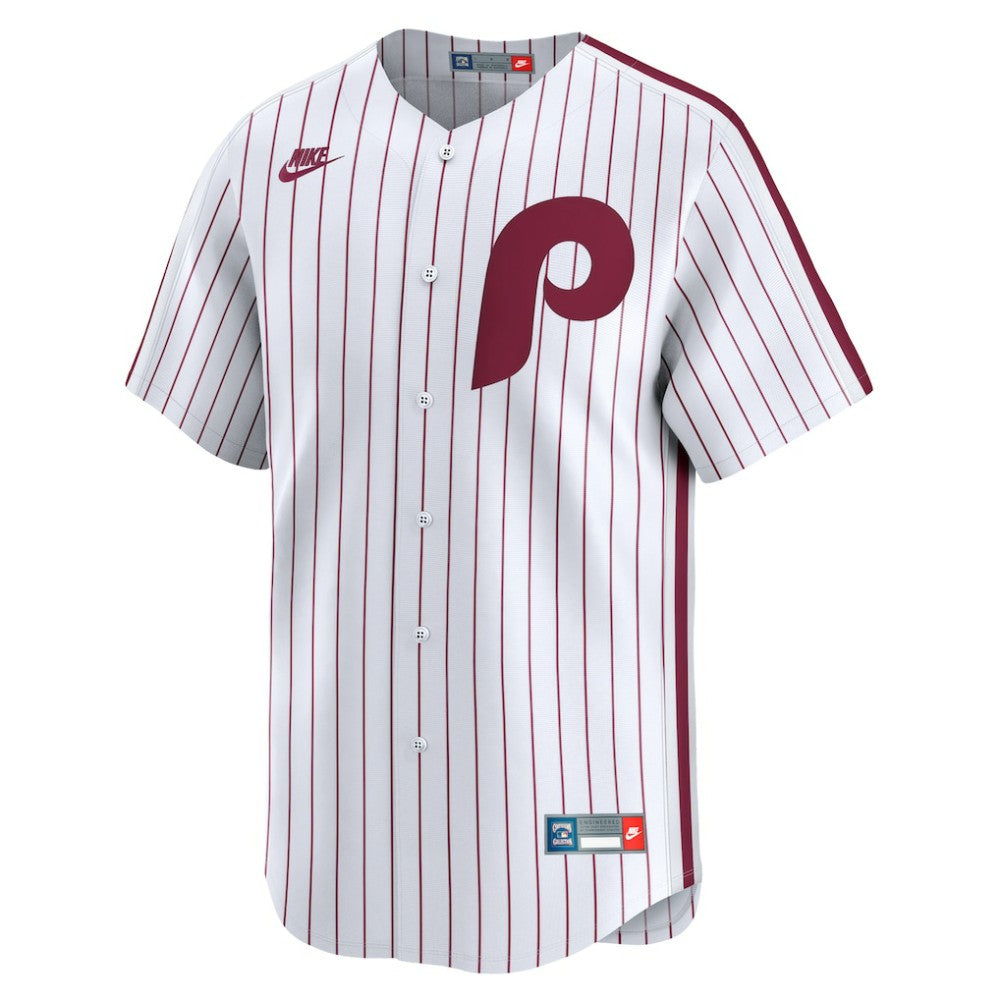 Philadelphia Phillies Nike Cooperstown Collection Limited Jersey - White - Nike Discount