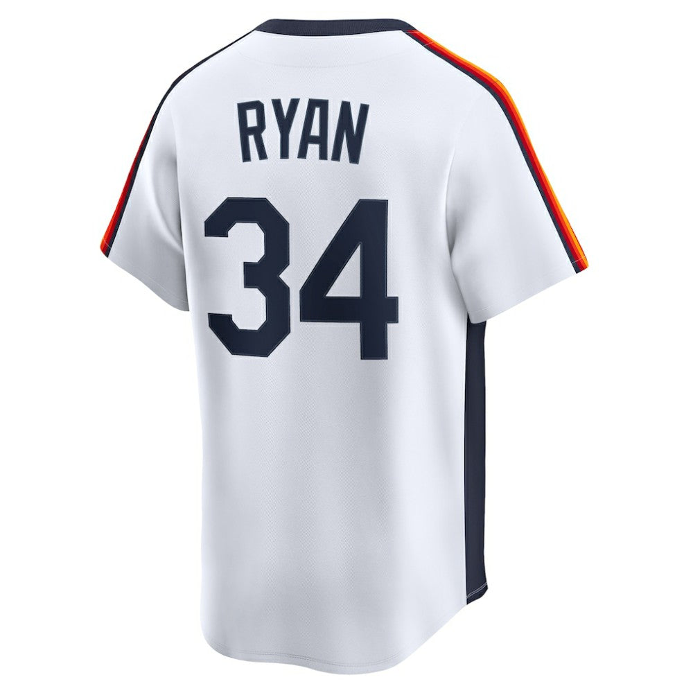 Nolan Ryan Houston Astros Nike Throwback Cooperstown Collection Limited Jersey - White - Nike on Sale
