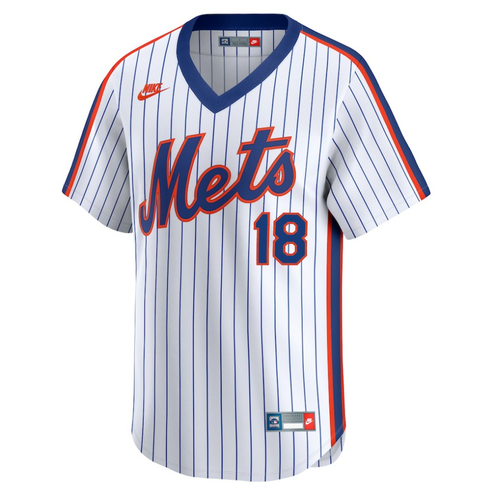 Darryl Strawberry New York Mets Nike Throwback Cooperstown Collection Limited Jersey - White - Nike Sale
