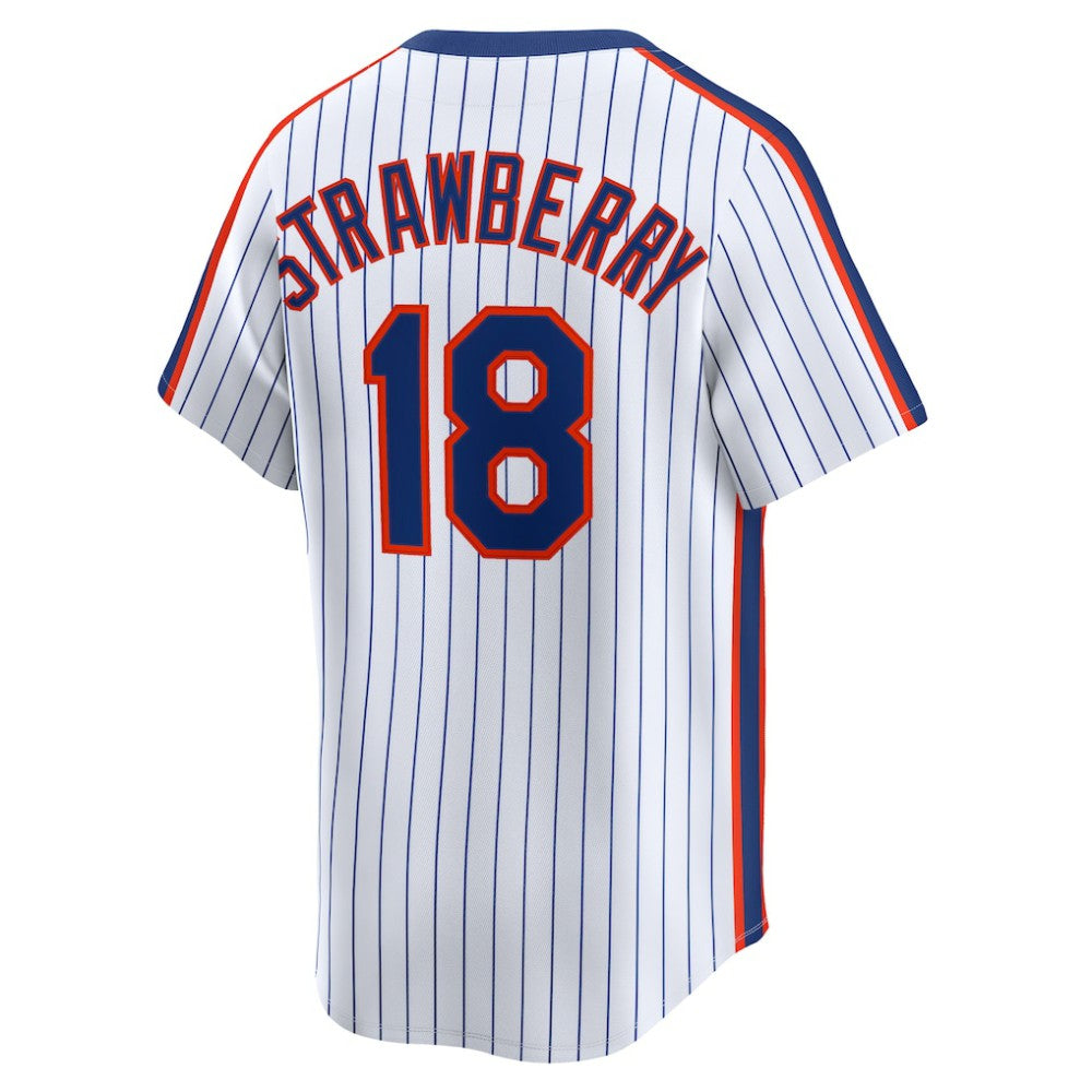Darryl Strawberry New York Mets Nike Throwback Cooperstown Collection Limited Jersey - White - Nike Sale