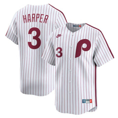Bryce Harper Philadelphia Phillies Nike  Cooperstown Collection Limited Jersey - White - Nike Lifestyle