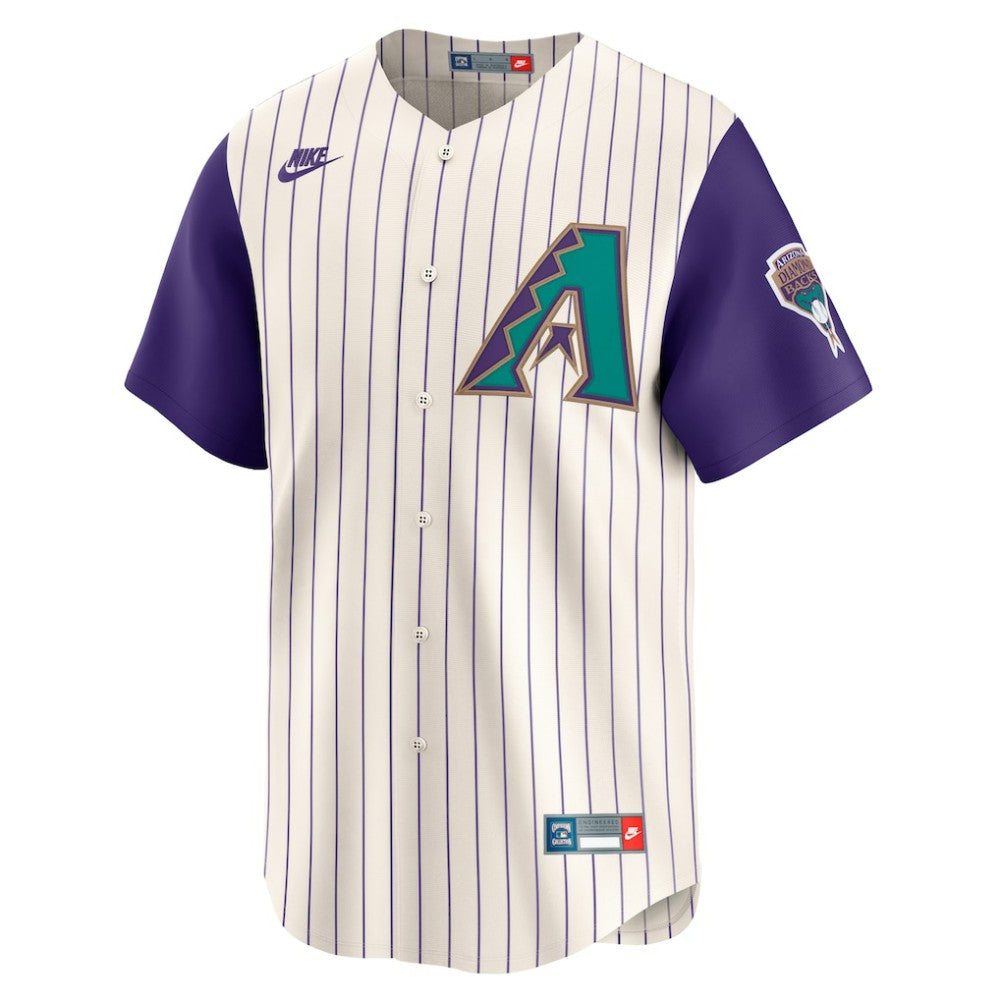 Randy Johnson Arizona Diamondbacks Nike Throwback Cooperstown Collection Limited Jersey - Cream - Nike Lifestyle